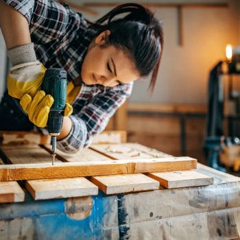 Timber screws for woodwork
