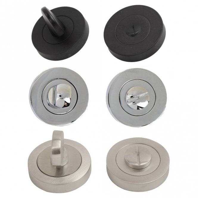 Bathroom Turn & Release Lock Escutcheon