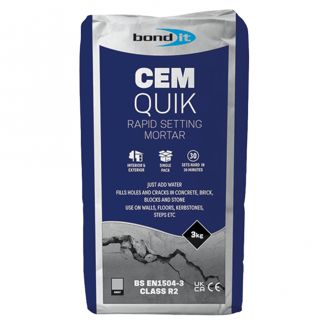 Bond-it Cem-Quik - Concrete Patch Repair Mortar
