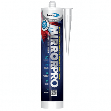 BOND IT MIRROR PRO HYRBID MIRROR ADHESIVE AVAILABLE FROM SCREWSHOP
