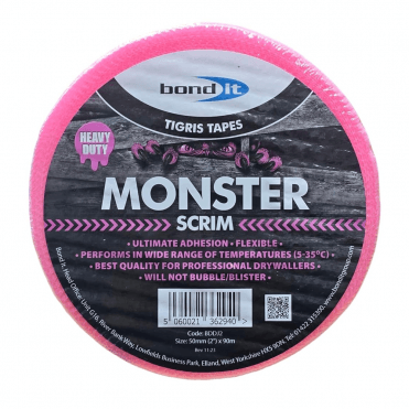BOND IT MONSTER SCRIM TAPE AVAILABLE FROM SCREWSHOP