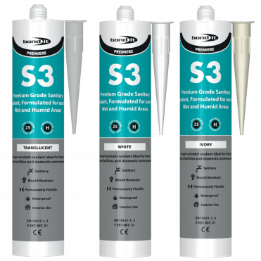 BOND IT S3 SANITARY SEALANT AVAILABLE AT SCREWSHOP
