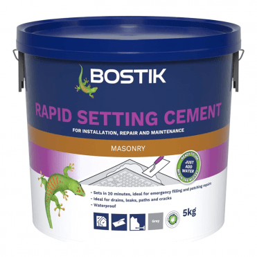 BOSTIK RAPID SETTING CEMENT AVAILABLE AT SCREWSHOP