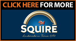SQUIRE Combination Padlock - Steel Open Shackle