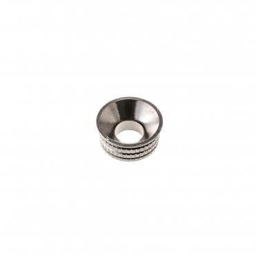 Nickel plated Brass Turned Pattern Socket available from Screwshop