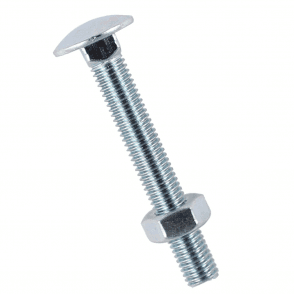Carriage - Coach Bolts & Nuts - Zinc Plated
