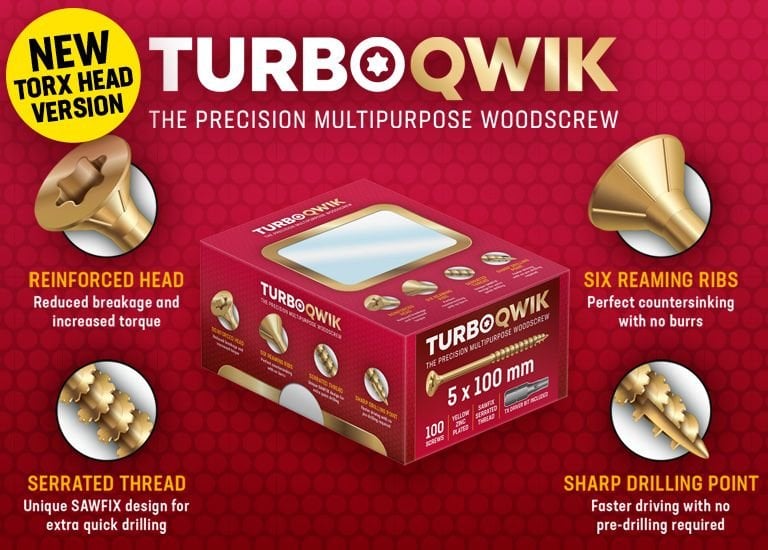 TurboQwik Torx Head Woodscrew