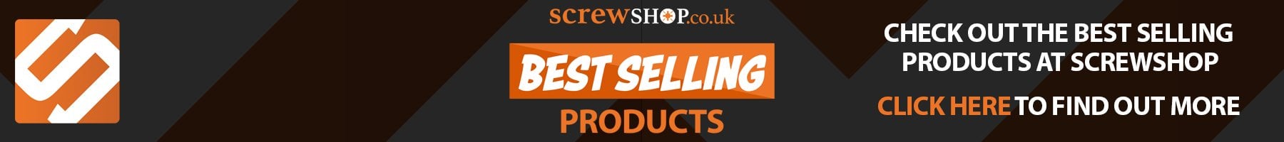 best selling products at Screwshop