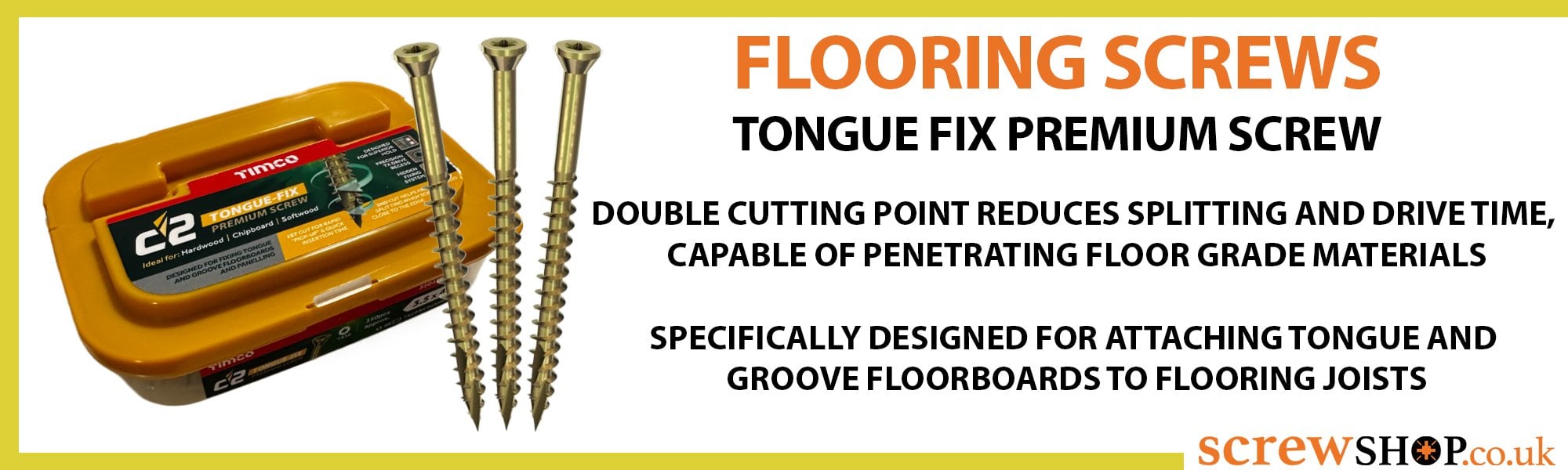 Tongue-Fix Premium Tongue and Groove screws