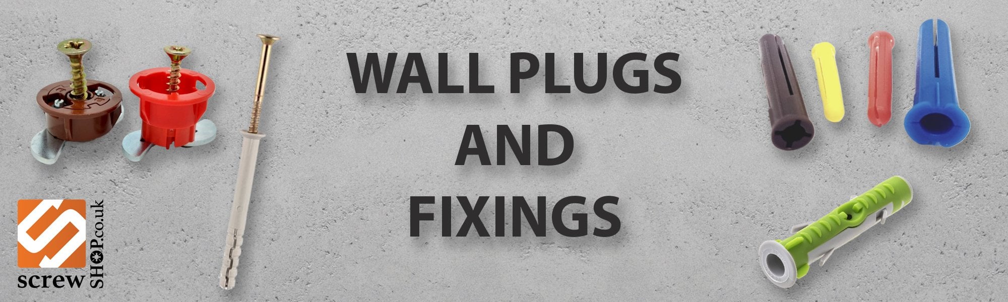 Various wall plugs and fixings