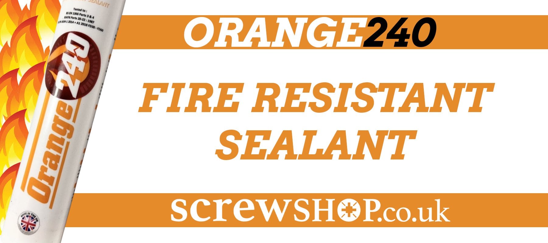 Orange 240 fire resistant sealant