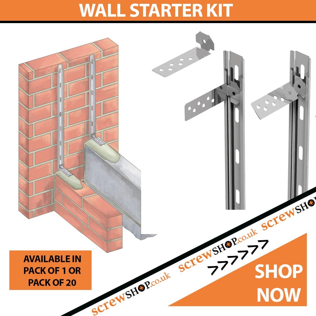 wall starter kits available at ScrewShop