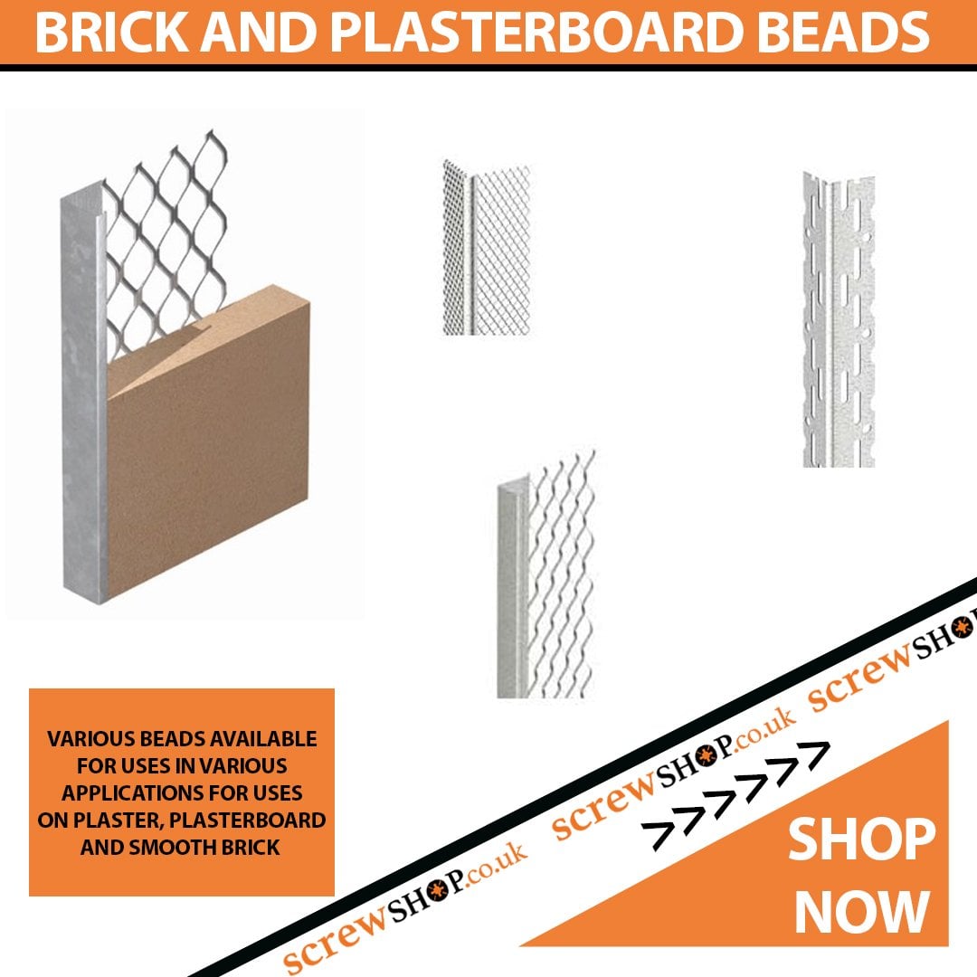 brick and plasterboard beads