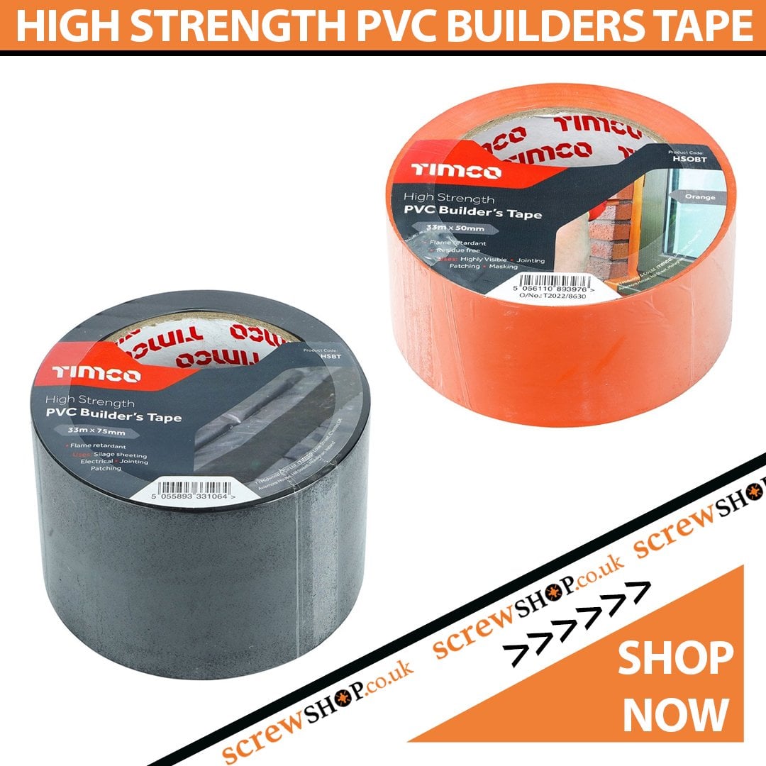 PVC Buiilders tape at ScrewShop