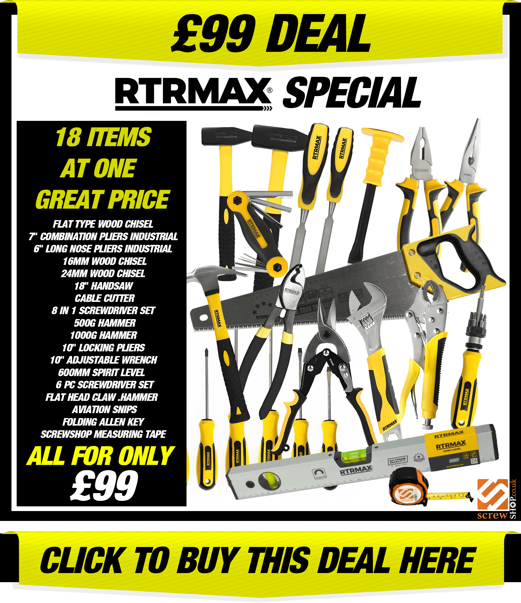 RTRMAX Special Deal Bundle available at ScrewShop