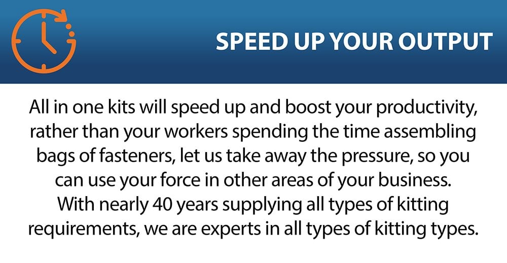 bespoke kitting and packing solutions NE Fasteners Screwshop