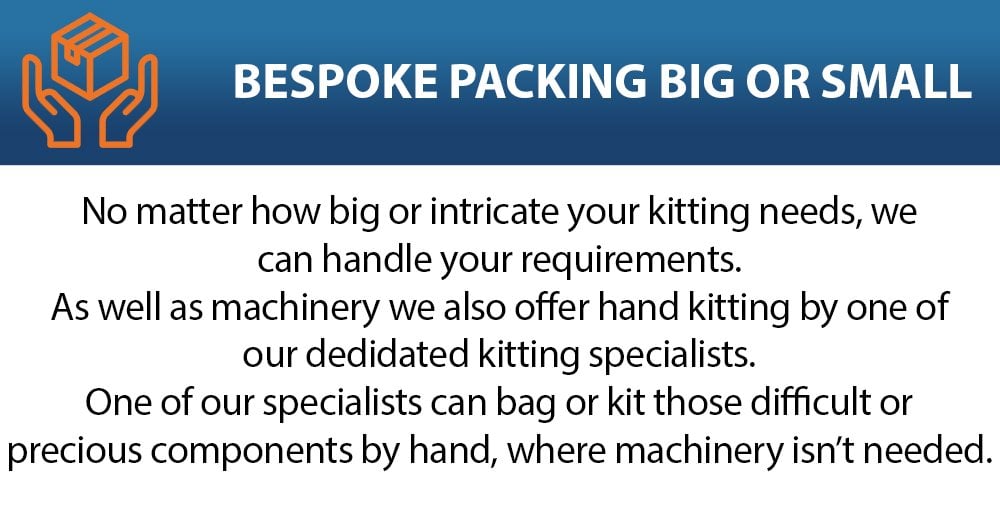 Bespoke fastener kitting NE Fasteners Screwshop