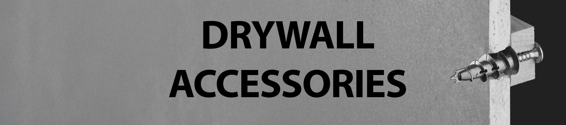 Drywall accessories and hanging fixings available at ScrewShop