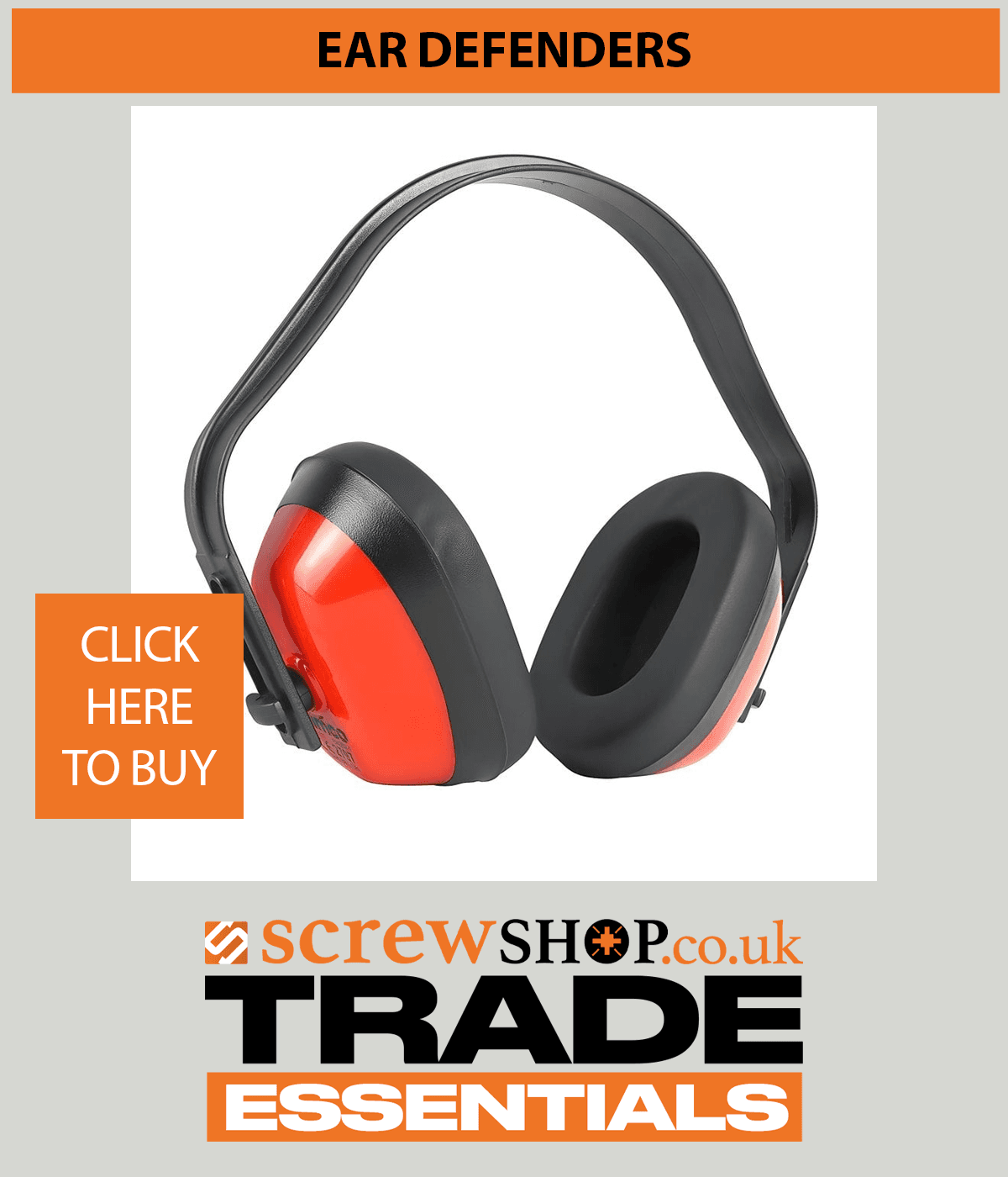CLASSIC EAR DEFENDERS AVAILABLE FROM SCREWSHOP