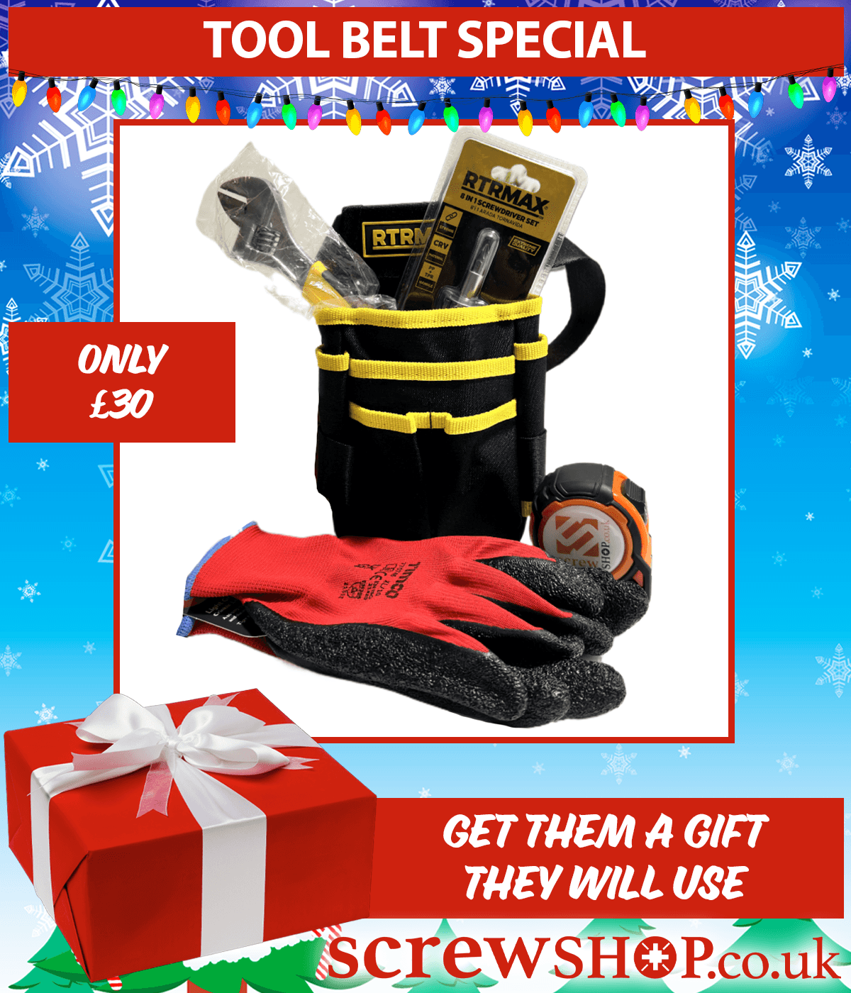 Tool Belt Special available at Screwshop
