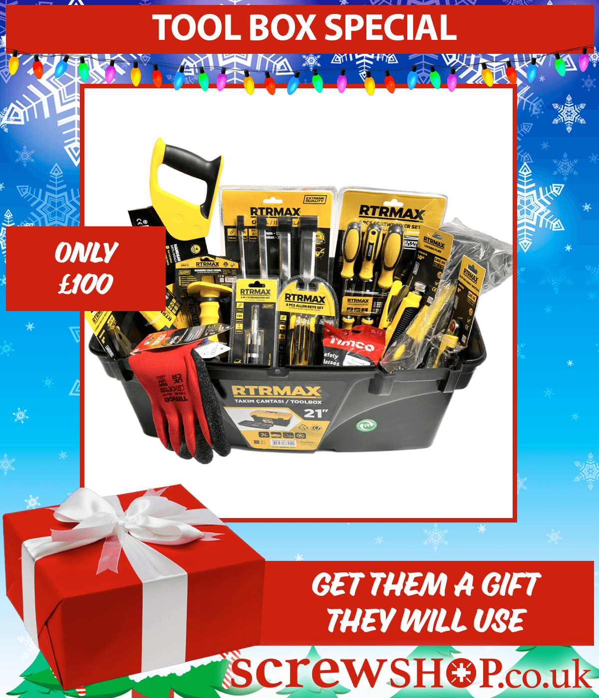 Tool Box Special available at Screwshop