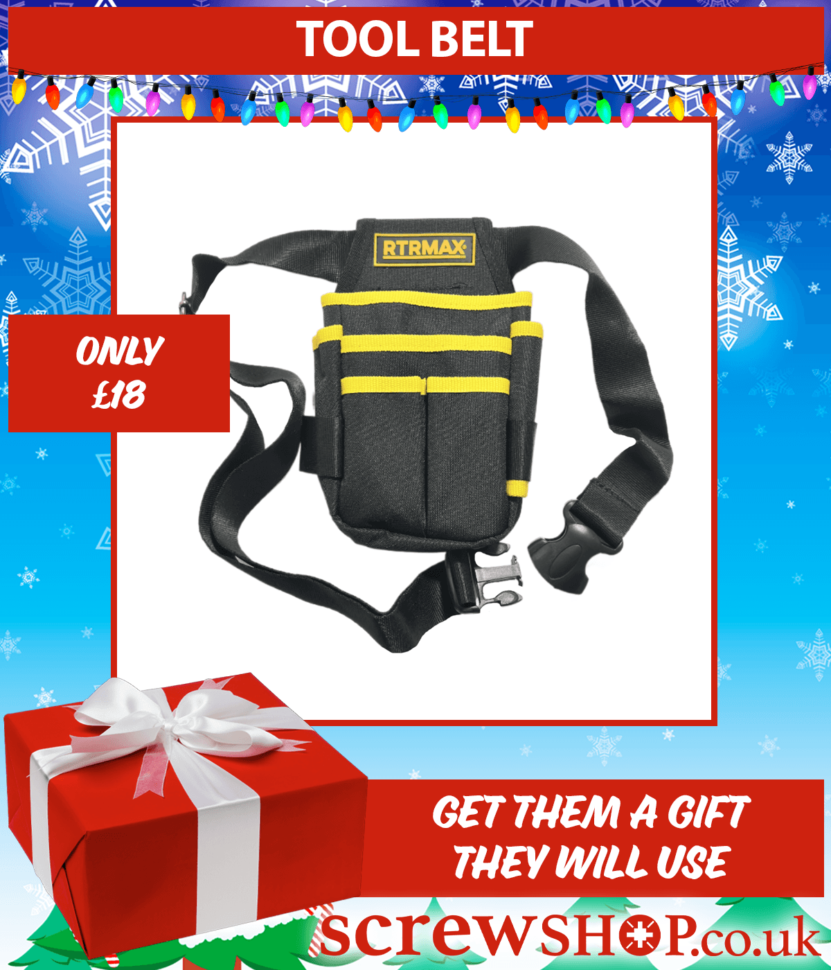 RTRMAX Tool Belt available from ScrewShop
