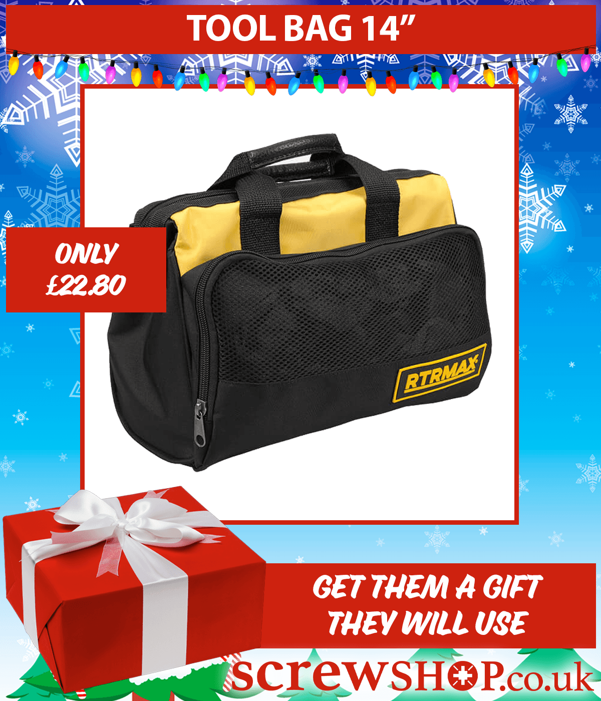 RTRMAX Tool Bag available from ScrewShop