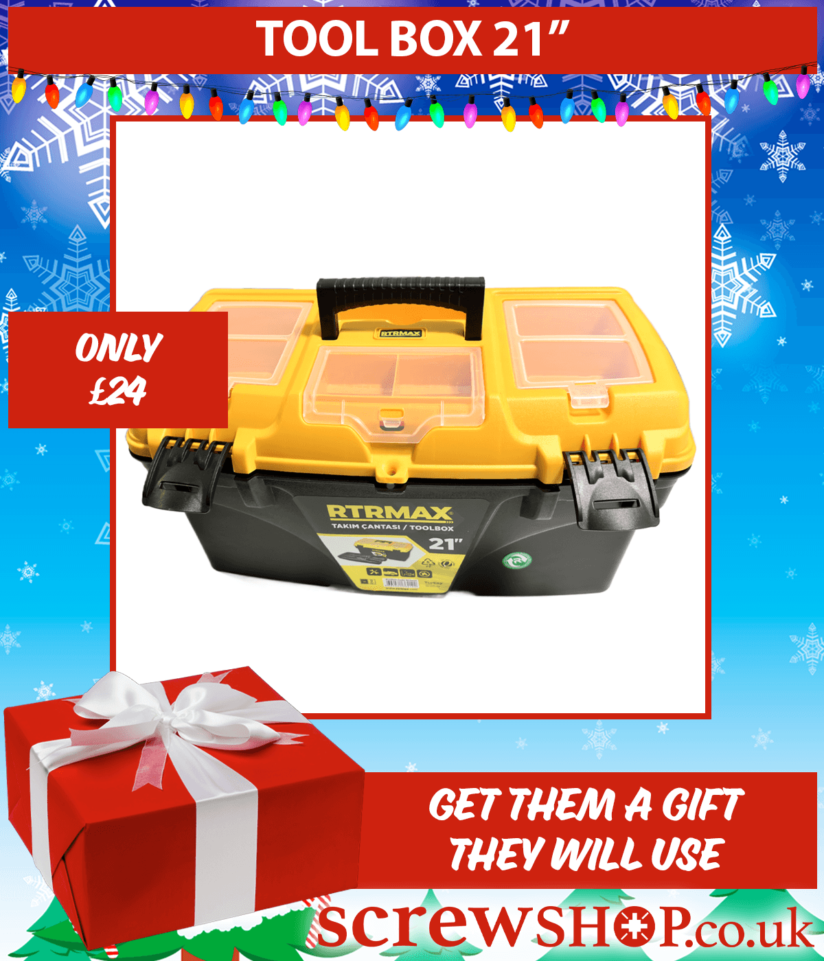 RTRMAX Tool Box available from ScrewShop