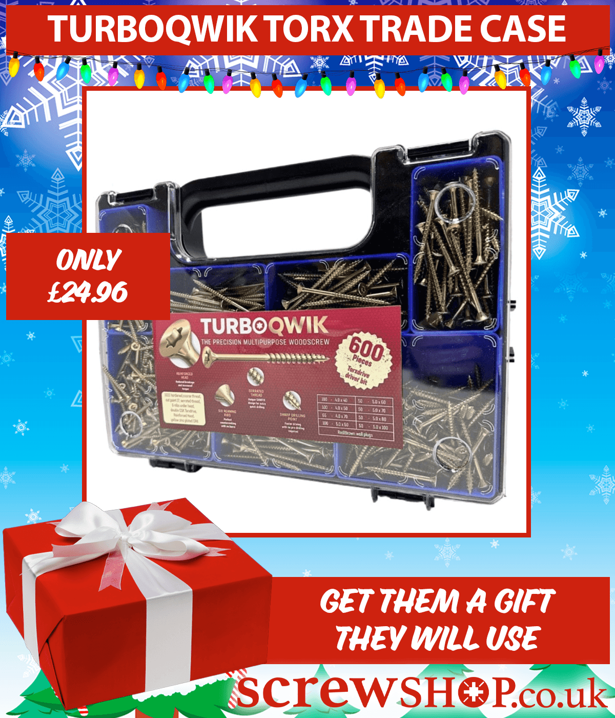 TurboQwik Torx Screws Trade Carry Case available from ScrewShop