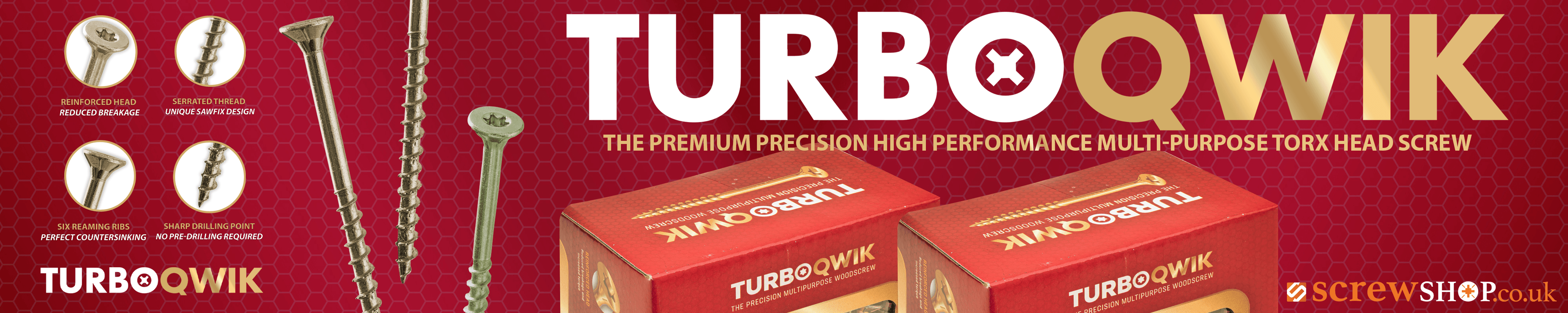 TURBOQWIK TORX SCREWS SIMILAR TO REISSER CUTTER AVAILABLE AT SCREWSHOP