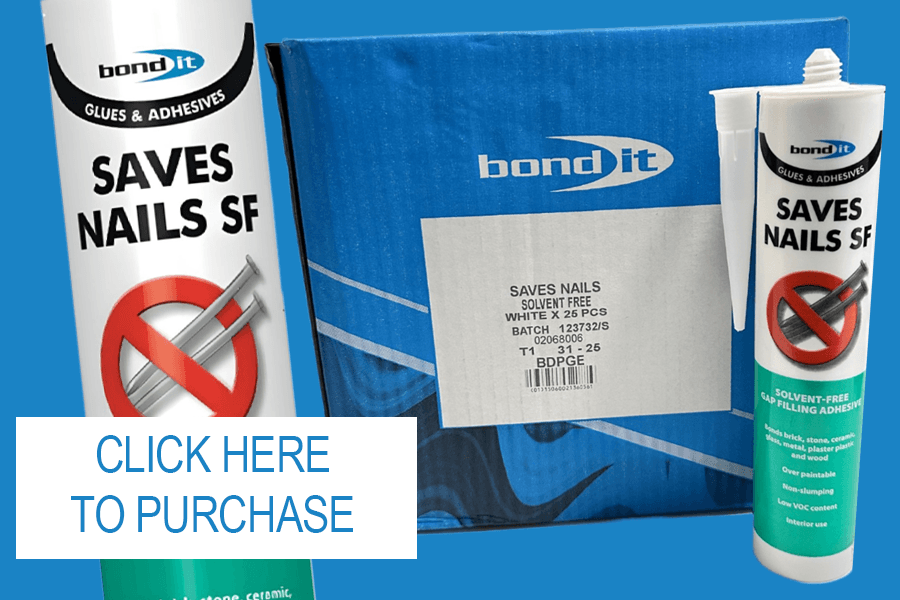 BOND IT SAVES NAILS AVAILABLE AT SCREWSHOP
