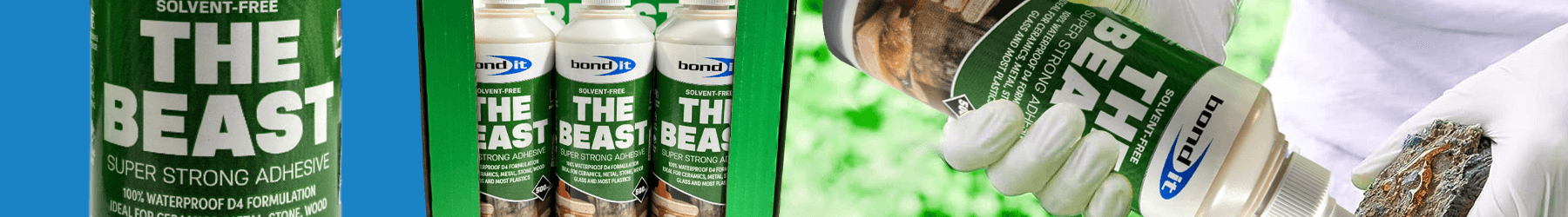 THE BEAST ADHESIVE GLUE TRADE BOXES AVAILABLE FROM SCREWSHOP