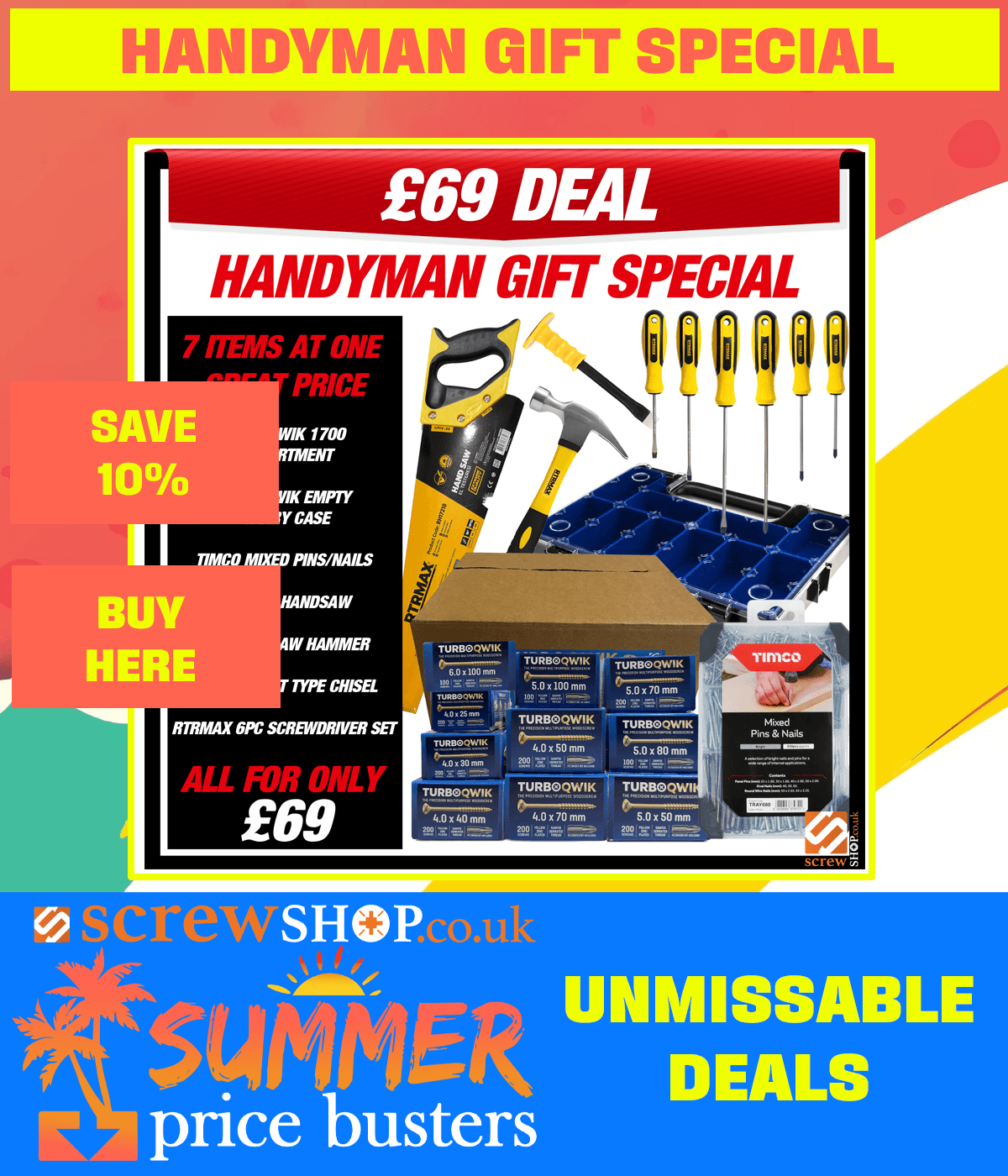 Save 10% on Handyman Gift Special