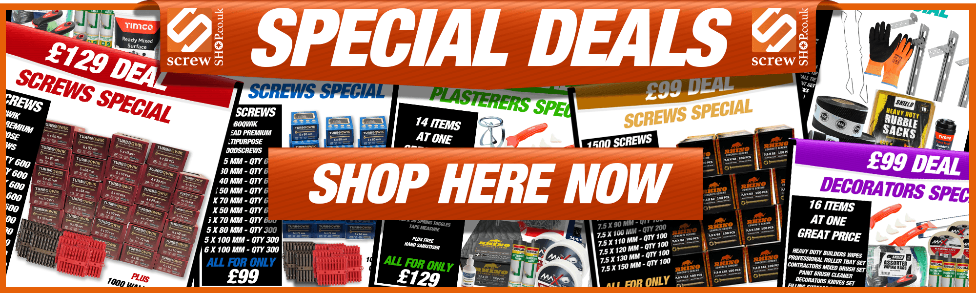 ScrewShop Special deals