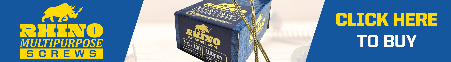 5 X 100 YELLOW CHIPBOARD SCREWS AVAILABLE FROM SCREWSHOP