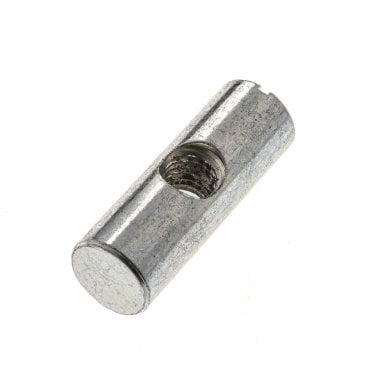 Cross Dowels (Barrel Nuts) ZP with Centre Holes available from Screwshop