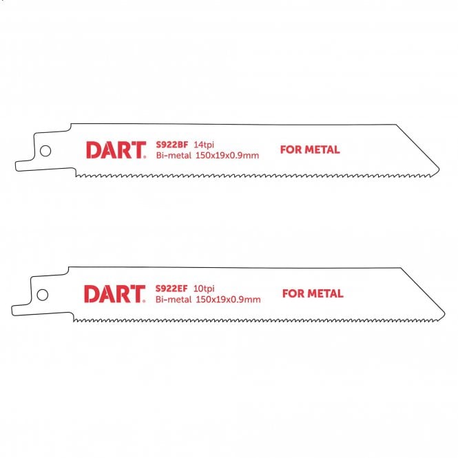 DART Bi-Metal Reciprocating Saw Blades
