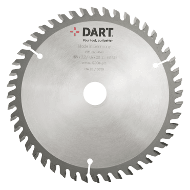 DART PLATINUM WOOD SAW BLADE ATB 5+ AVAILABLE AT SCREWSHOP