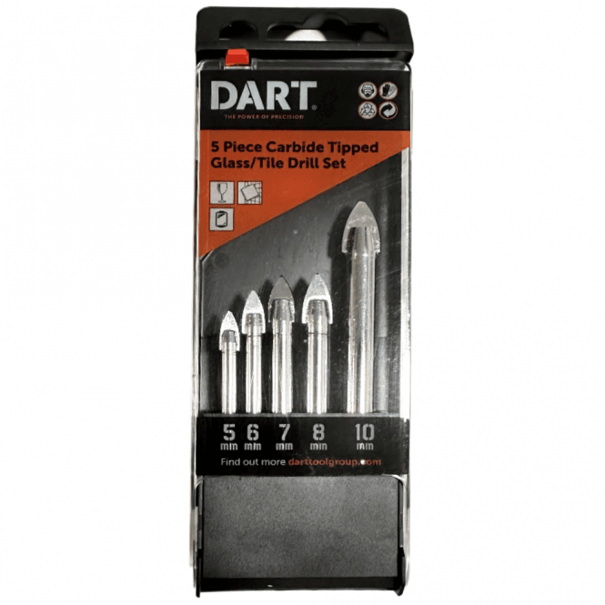 DART Tile/Glass Drill Bit - 5pc Set
