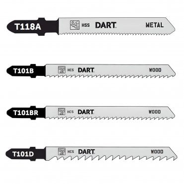 DART Wood and Metal Cutting Jigsaw Blades available from ScrewShop