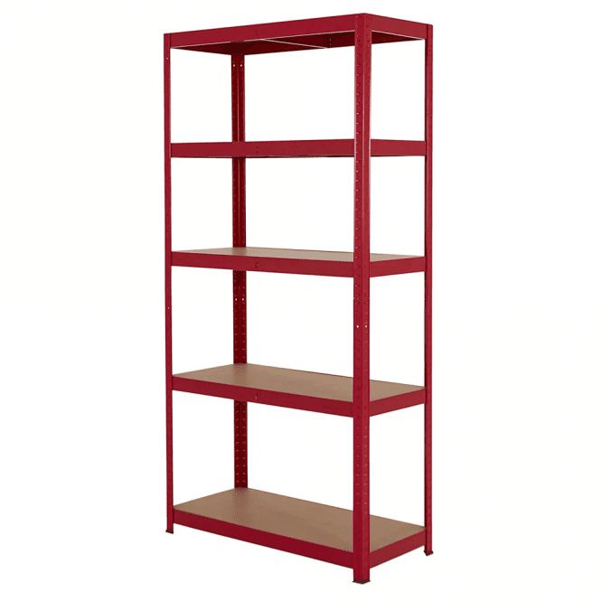 Garage & Shed Shelving Units - 1795h x 900w x 400d mm , 175kg Per Shelf