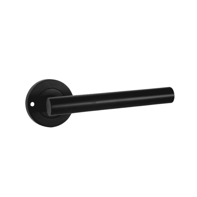 Laurel Push Button Privacy Door Handle