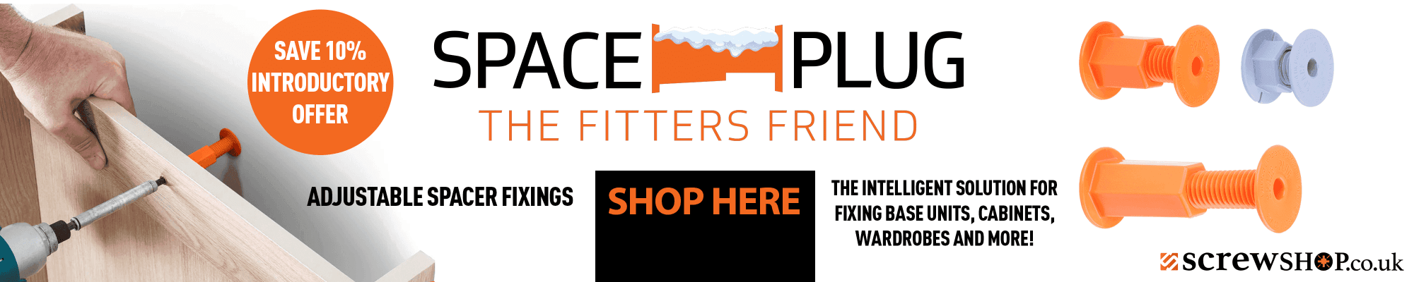 SPACE -PLUG - SAVE 10% (NS)