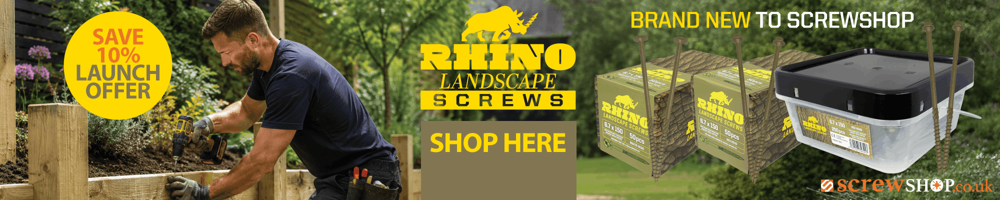 RHINO LANDSCAPE SCREWS (NS)