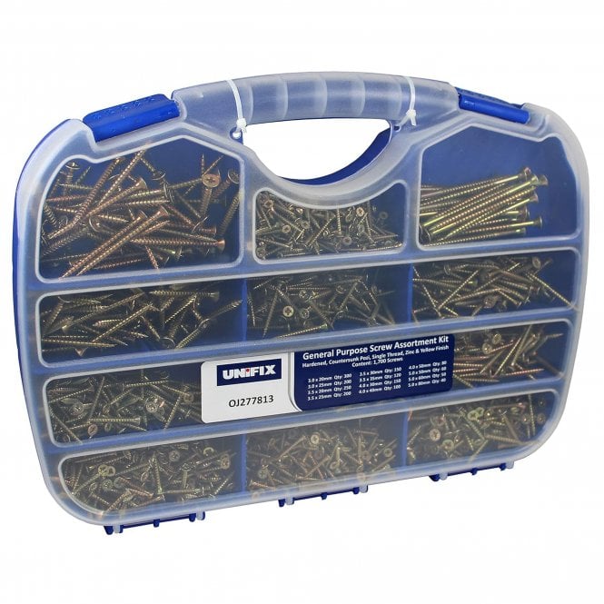 Multi Purpose Chipboard Screws Carry Case