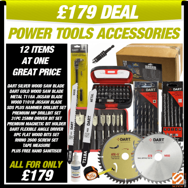 Power Tools Accessories Bundle Special Deal from ScrewShop