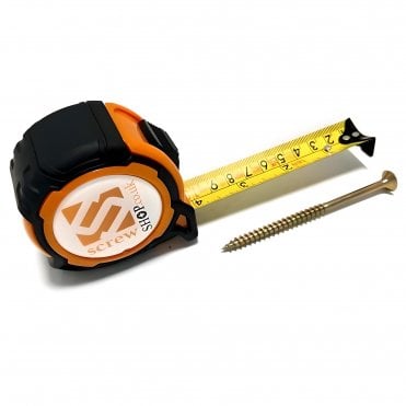 SCREWSHOP 5M16FT X 25MM MEASURING TAPE