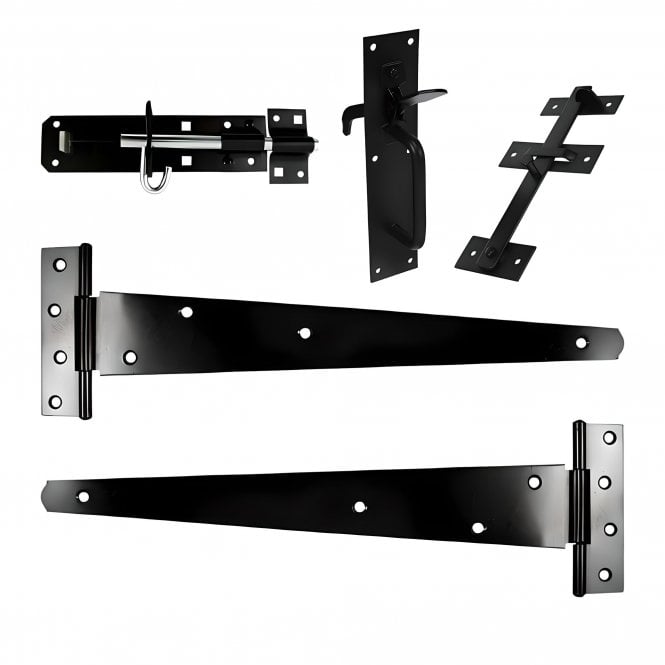 Side Gate Kit - Suffolk Latch Black