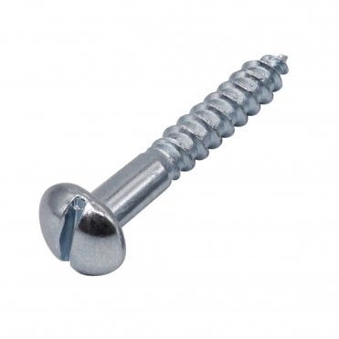 Slotted Round Head Woodscrew available from ScrewShop