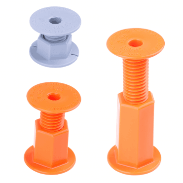 SPACE PLUG MINI REG AND  XL KITCHEN CABINET BRACKETS AVAILABLE FROM SCREWSHOP